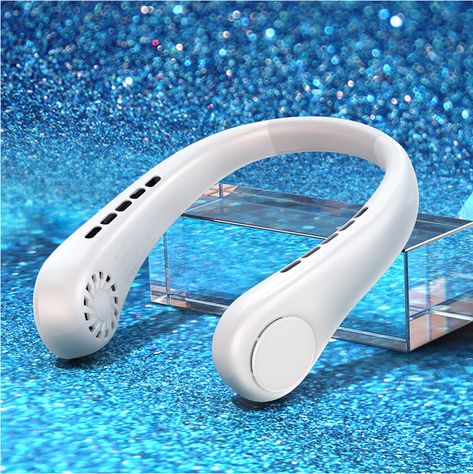 Portable Rechargeable Neck Fan USB