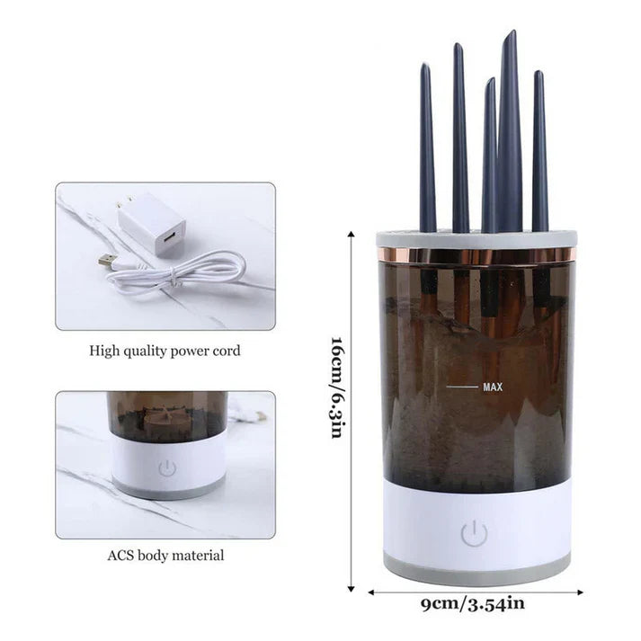 Automatic Electric Makeup Brush Cleaner Rechargeable Lazy Cleaning Brush Washer Quick Dry Tool USB makeup brush rotary cleaning