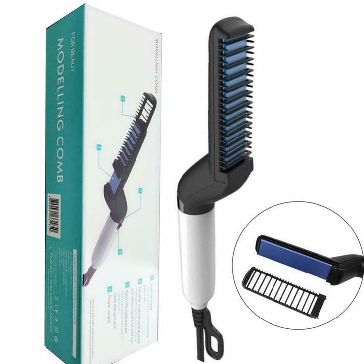 Beard Straightener for Men Multifunctional Electric Ionic Beard Straightening Hair Style Hot Comb