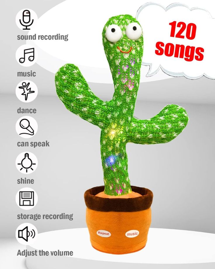 Dancing Cactus Plush Toy